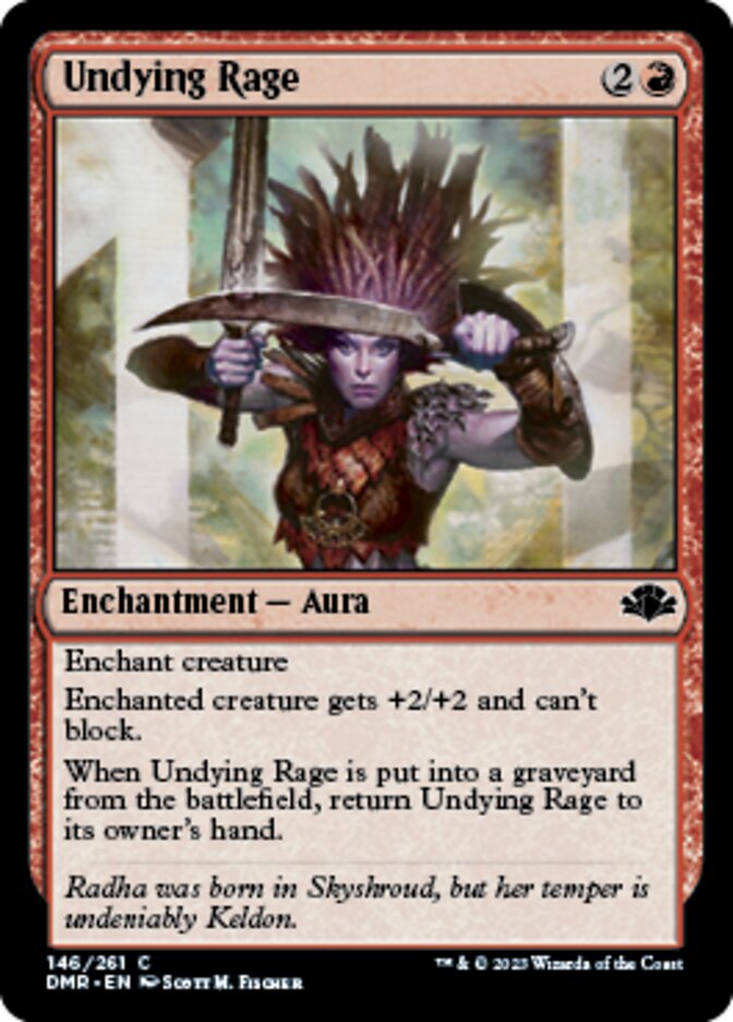 Undying Rage [Dominaria Remastered] | Play N Trade Winnipeg