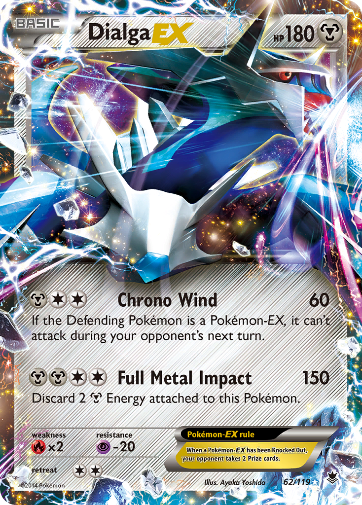 Dialga EX (62/119) [XY: Phantom Forces] | Play N Trade Winnipeg