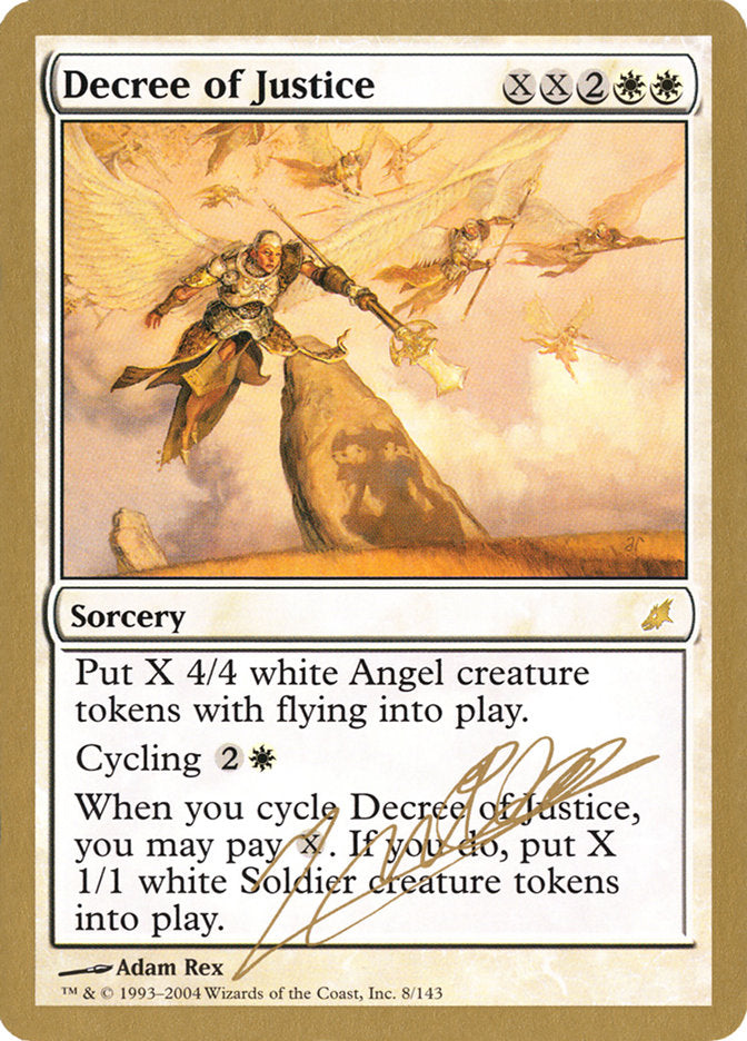 Decree of Justice (Julien Nuijten) [World Championship Decks 2004] | Play N Trade Winnipeg
