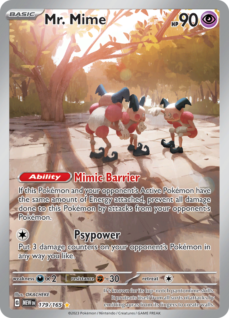 Mr. Mime (179/165) [Scarlet & Violet: 151] | Play N Trade Winnipeg