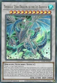 Trishula, Zero Dragon of the Ice Barrier [SDFC-EN041] Ultra Rare | Play N Trade Winnipeg