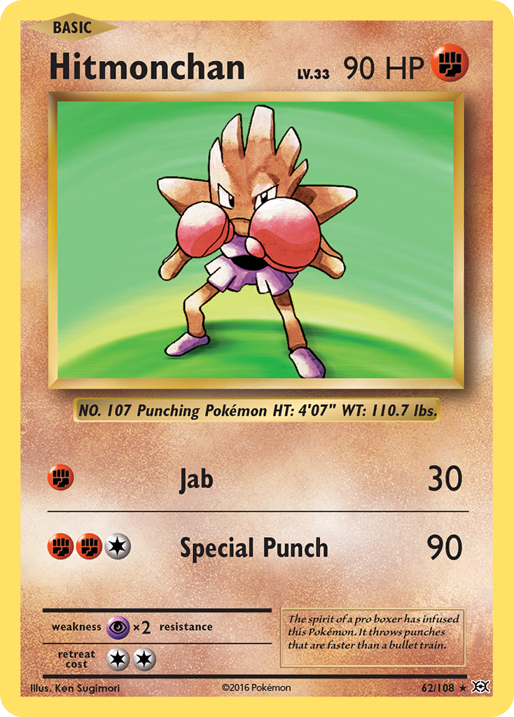 Hitmonchan (62/108) [XY: Evolutions] | Play N Trade Winnipeg