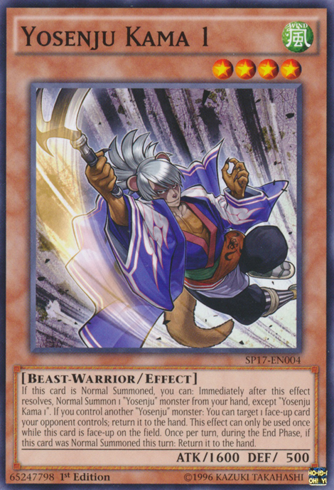 Yosenju Kama 1 [SP17-EN004] Common | Play N Trade Winnipeg