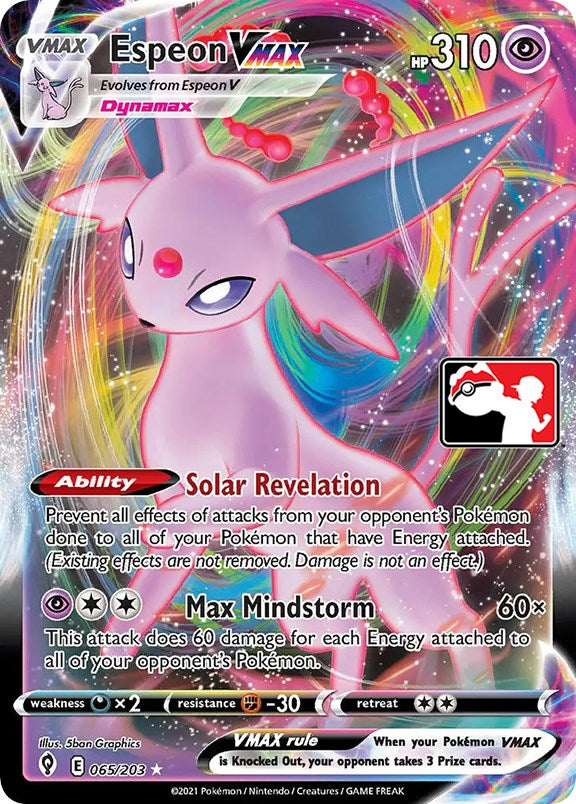 Espeon VMAX (065/203) [Prize Pack Series One] | Play N Trade Winnipeg