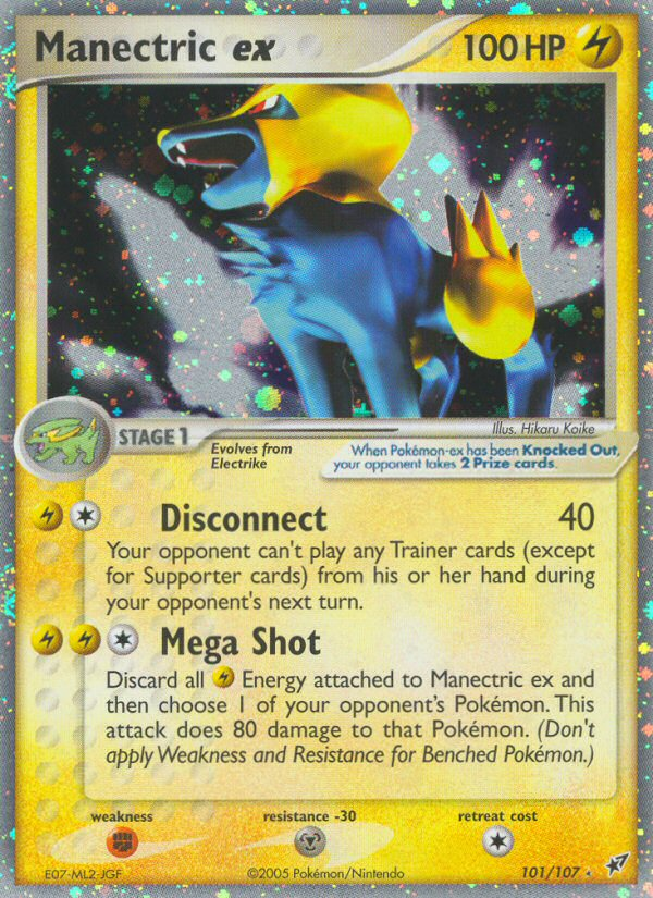 Manectric ex (101/107) [EX: Deoxys] | Play N Trade Winnipeg