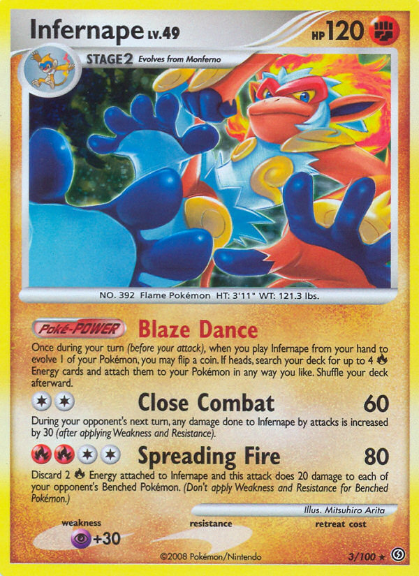 Infernape (3/100) [Diamond & Pearl: Stormfront] | Play N Trade Winnipeg