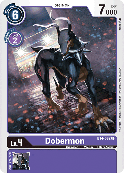Dobermon [BT4-082] [Great Legend] | Play N Trade Winnipeg