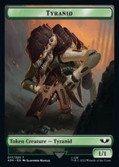 Tyranid (017) // Tyranid Warrior Double-sided Token (Surge Foil) [Universes Beyond: Warhammer 40,000 Tokens] | Play N Trade Winnipeg