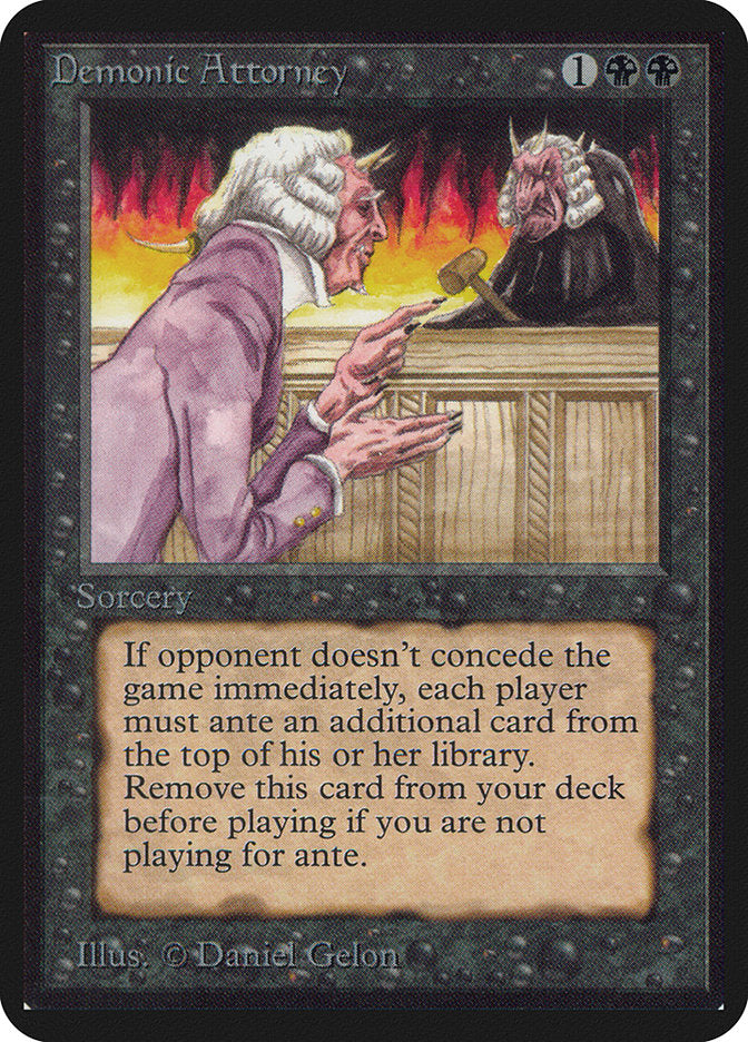 Demonic Attorney [Limited Edition Alpha] | Play N Trade Winnipeg