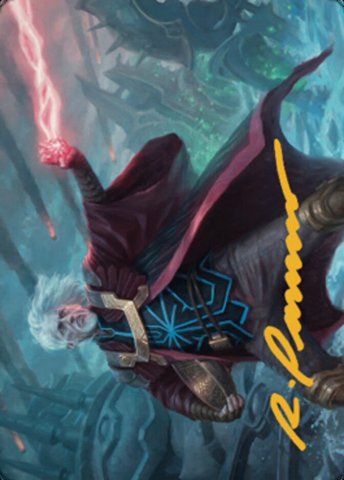 Urza, Lord Protector Art Card (Gold-Stamped Signature) [The Brothers' War Art Series] | Play N Trade Winnipeg