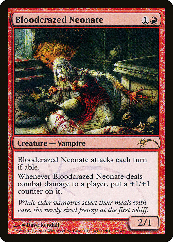 Bloodcrazed Neonate [Wizards Play Network 2011] | Play N Trade Winnipeg