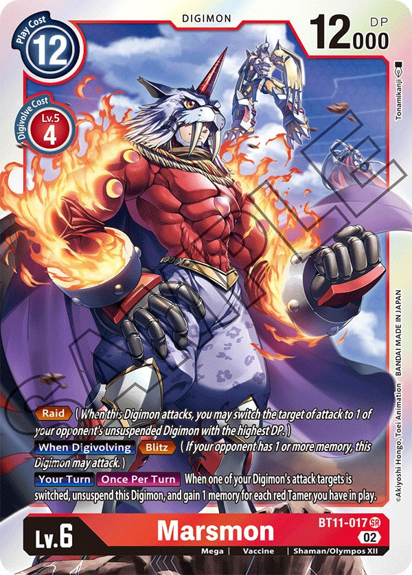 Marsmon [BT11-017] [Dimensional Phase] | Play N Trade Winnipeg