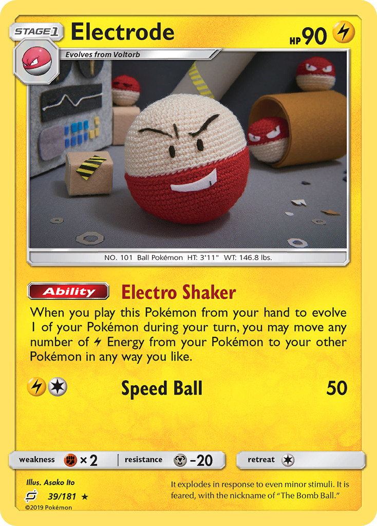 Electrode (39/181) [Sun & Moon: Team Up] | Play N Trade Winnipeg