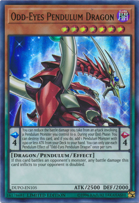 Odd-Eyes Pendulum Dragon [DUPO-EN105] Ultra Rare | Play N Trade Winnipeg