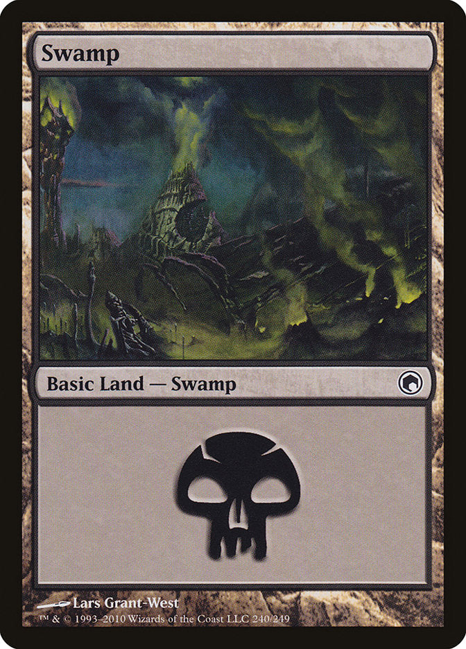 Swamp (240) [Scars of Mirrodin] | Play N Trade Winnipeg