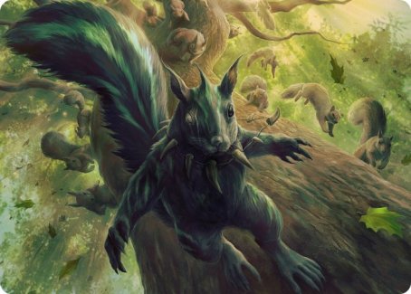 Chatterfang, Squirrel General Art Card (68) [Modern Horizons 2 Art Series] | Play N Trade Winnipeg