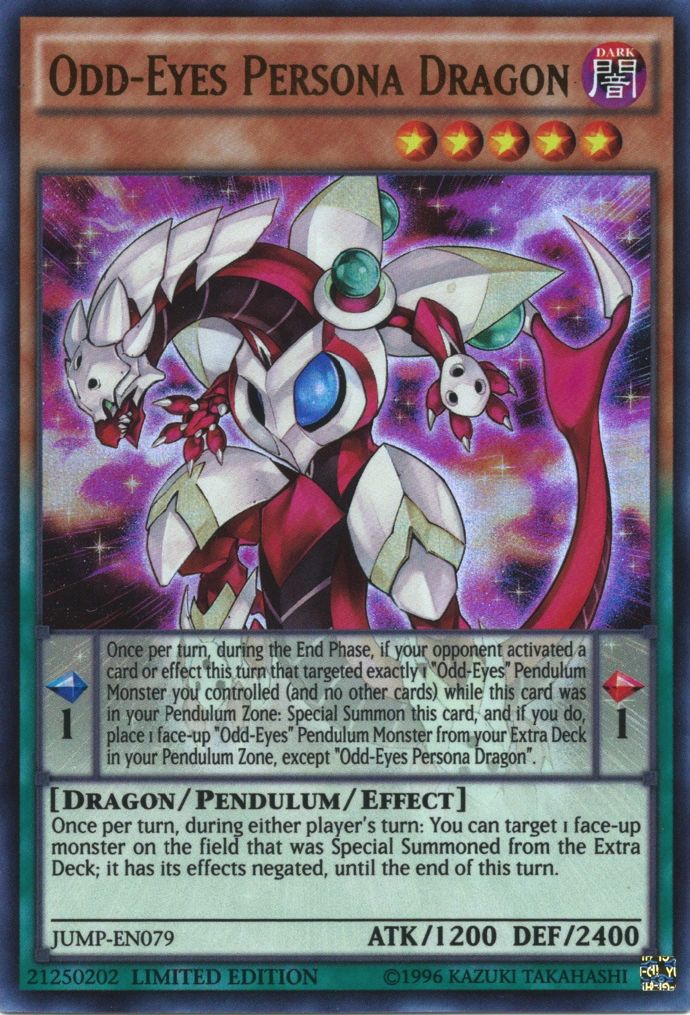 Odd-Eyes Persona Dragon [JUMP-EN079] Ultra Rare | Play N Trade Winnipeg