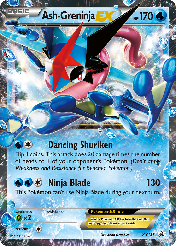 Ash-Greninja EX (XY133) [XY: Black Star Promos] | Play N Trade Winnipeg