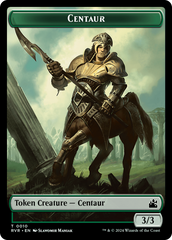 Bird // Centaur Double-Sided Token [Ravnica Remastered Tokens] | Play N Trade Winnipeg