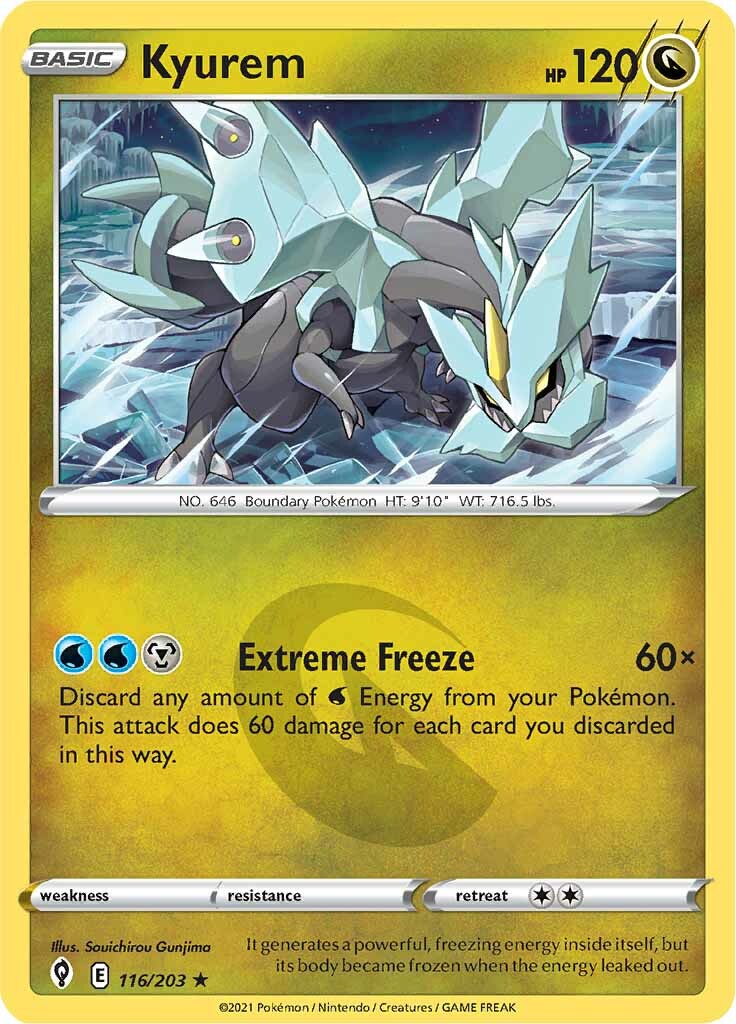 Kyurem (116/203) [Sword & Shield: Evolving Skies] | Play N Trade Winnipeg