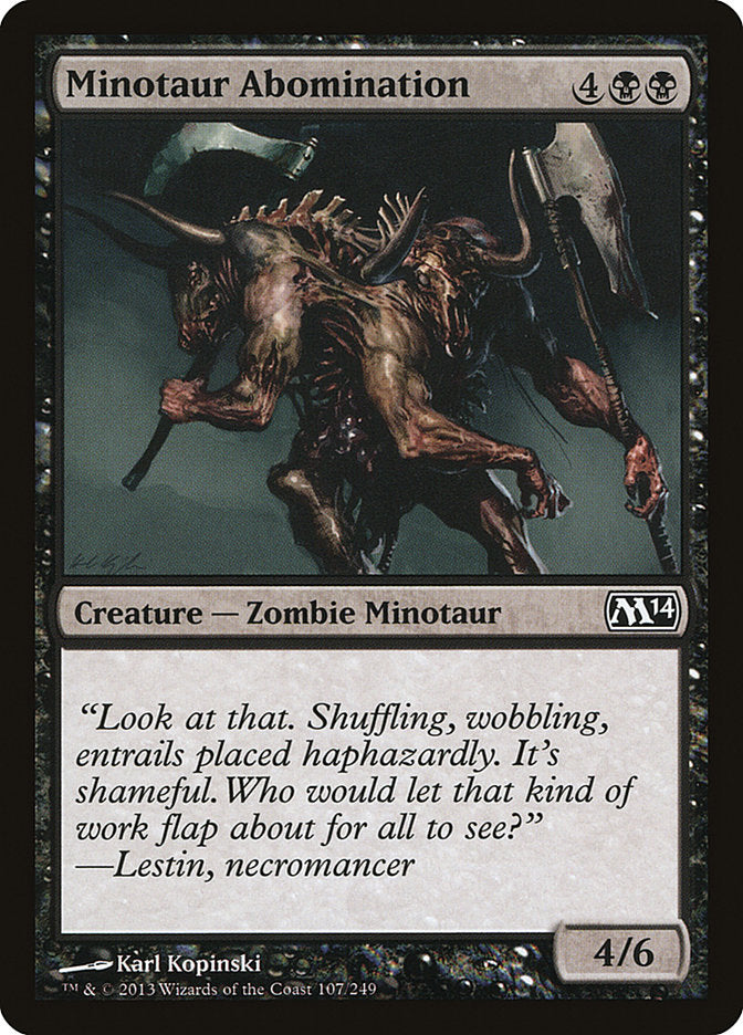 Minotaur Abomination [Magic 2014] | Play N Trade Winnipeg