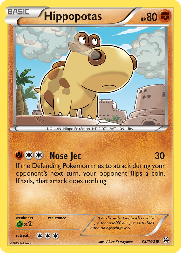 Hippopotas (83/162) [XY: BREAKthrough] | Play N Trade Winnipeg