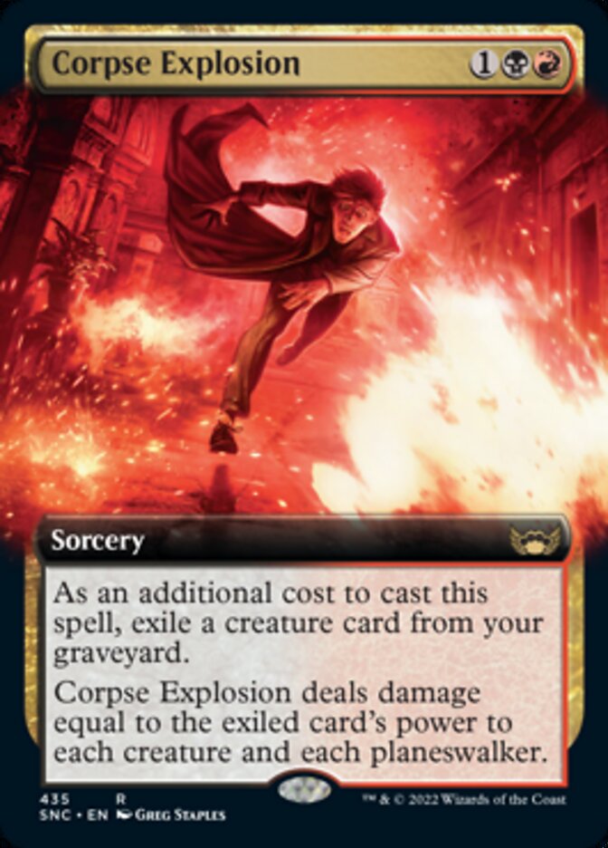 Corpse Explosion (Extended Art) [Streets of New Capenna] | Play N Trade Winnipeg