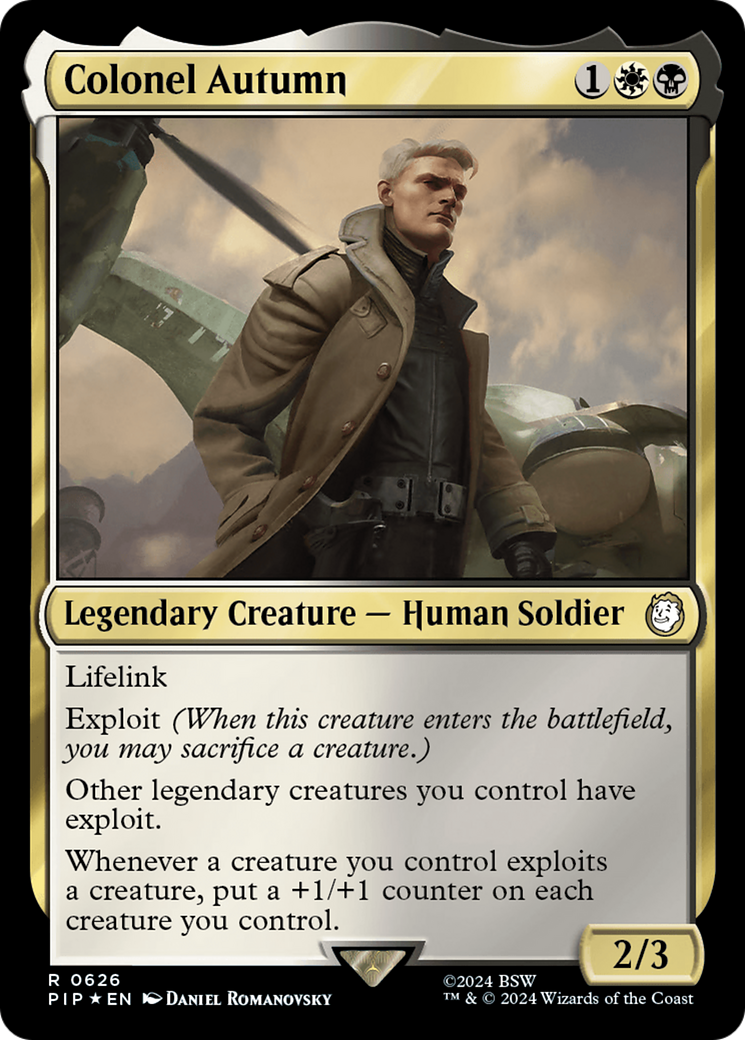 Colonel Autumn (Surge Foil) [Fallout] | Play N Trade Winnipeg