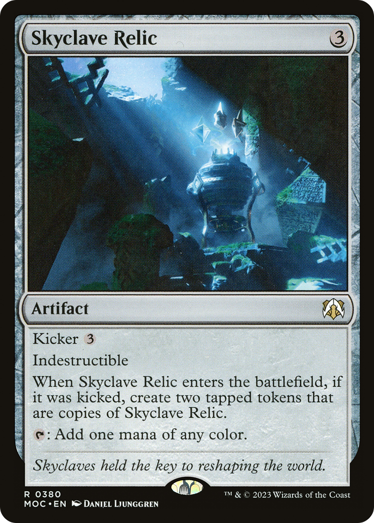 Skyclave Relic [March of the Machine Commander] | Play N Trade Winnipeg