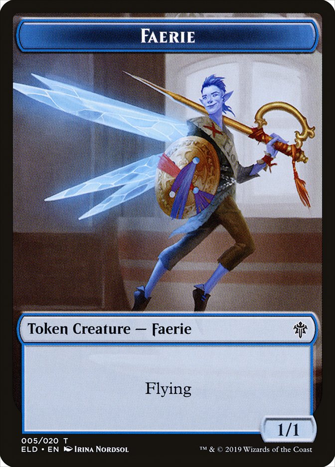 Faerie [Throne of Eldraine Tokens] | Play N Trade Winnipeg