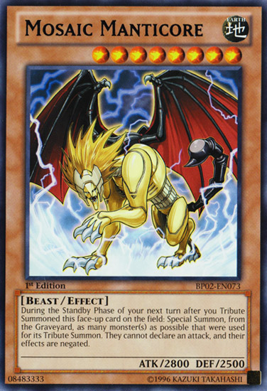 Mosaic Manticore [BP02-EN073] Rare | Play N Trade Winnipeg