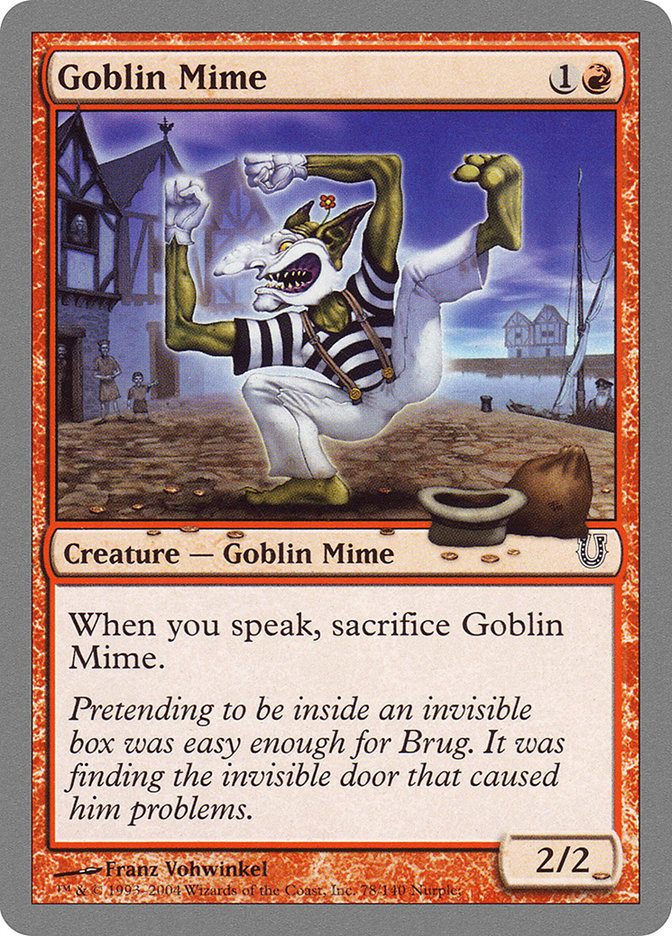 Goblin Mime [Unhinged] | Play N Trade Winnipeg