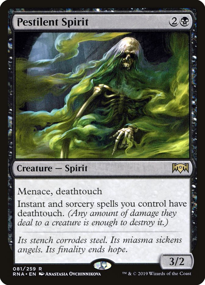 Pestilent Spirit [Ravnica Allegiance] | Play N Trade Winnipeg