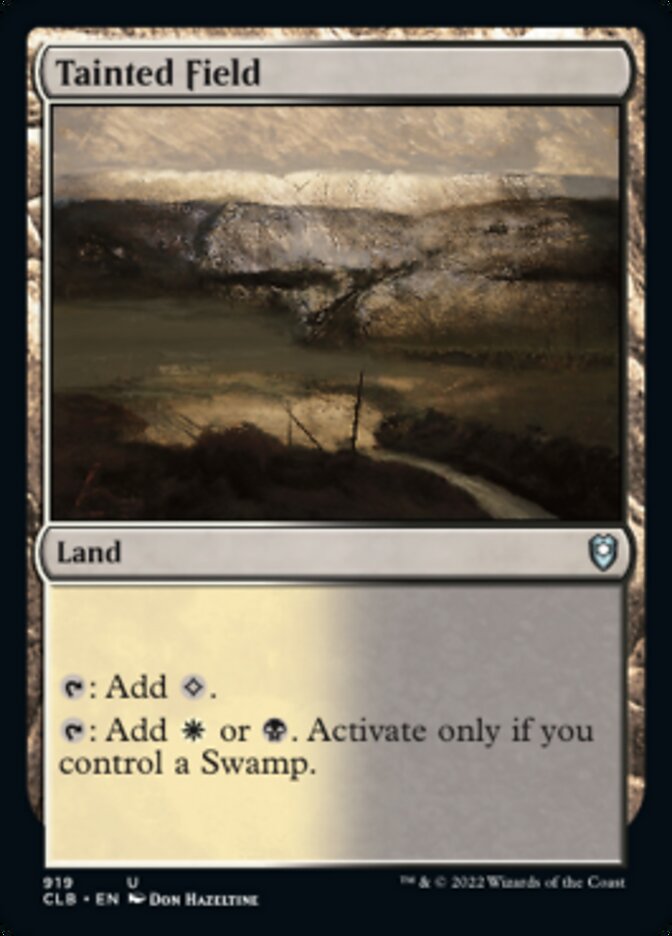 Tainted Field [Commander Legends: Battle for Baldur's Gate] | Play N Trade Winnipeg