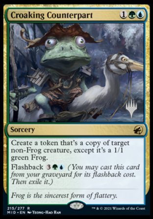 Croaking Counterpart (Promo Pack) [Innistrad: Midnight Hunt Promos] | Play N Trade Winnipeg