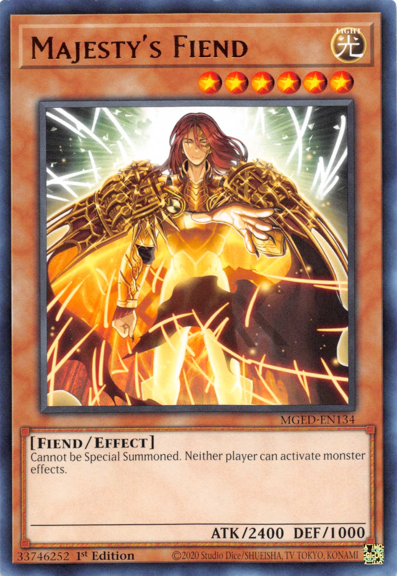 Majesty's Fiend [MGED-EN134] Rare | Play N Trade Winnipeg