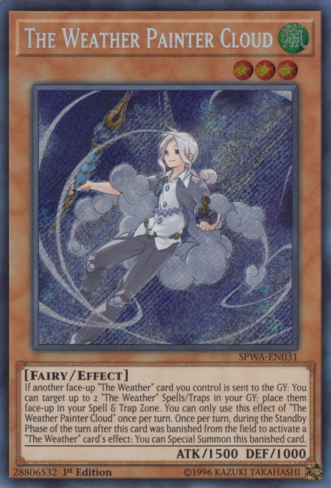 The Weather Painter Cloud [SPWA-EN031] Secret Rare | Play N Trade Winnipeg