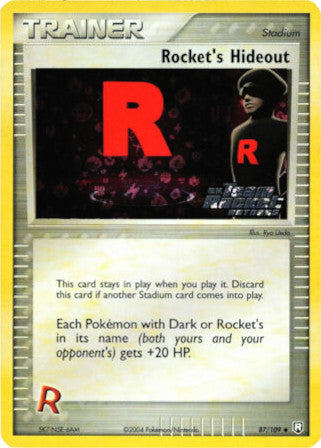 Rocket's Hideout (87/109) (Stamped) [EX: Team Rocket Returns] | Play N Trade Winnipeg