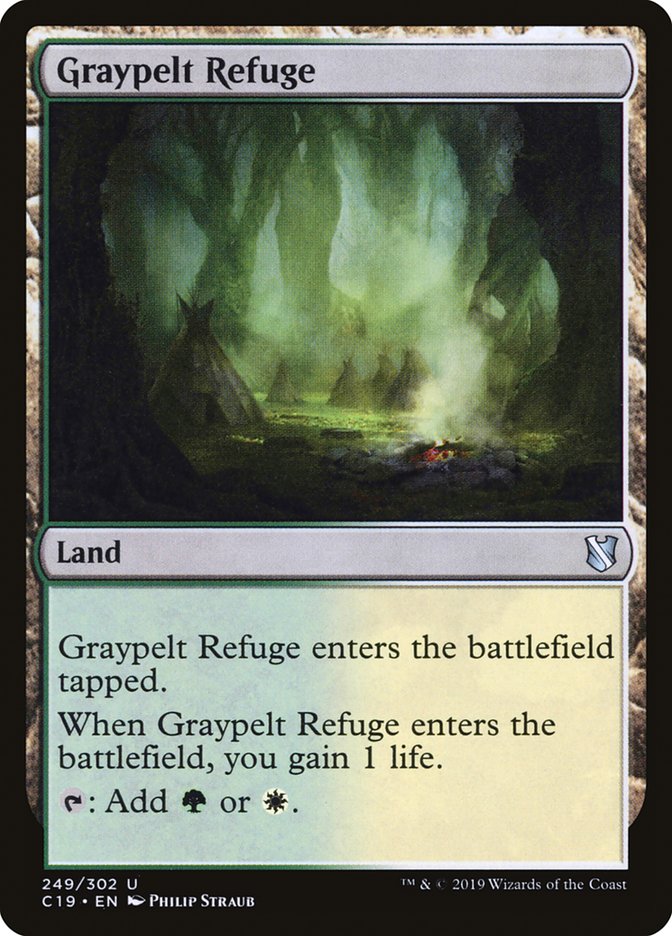 Graypelt Refuge [Commander 2019] | Play N Trade Winnipeg