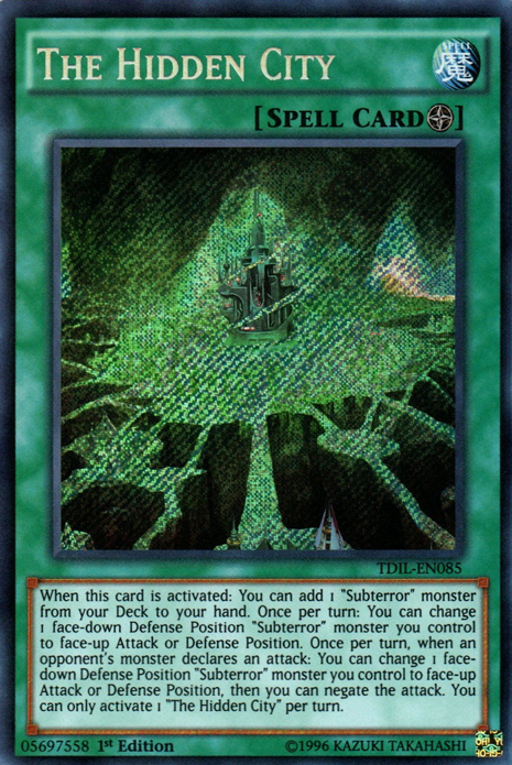 The Hidden City [TDIL-EN085] Secret Rare | Play N Trade Winnipeg