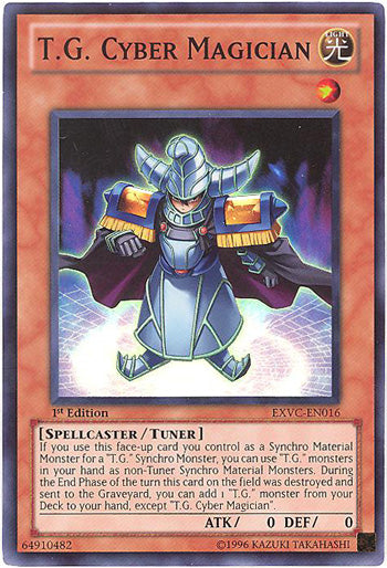 T.G. Cyber Magician [EXVC-EN016] Super Rare | Play N Trade Winnipeg