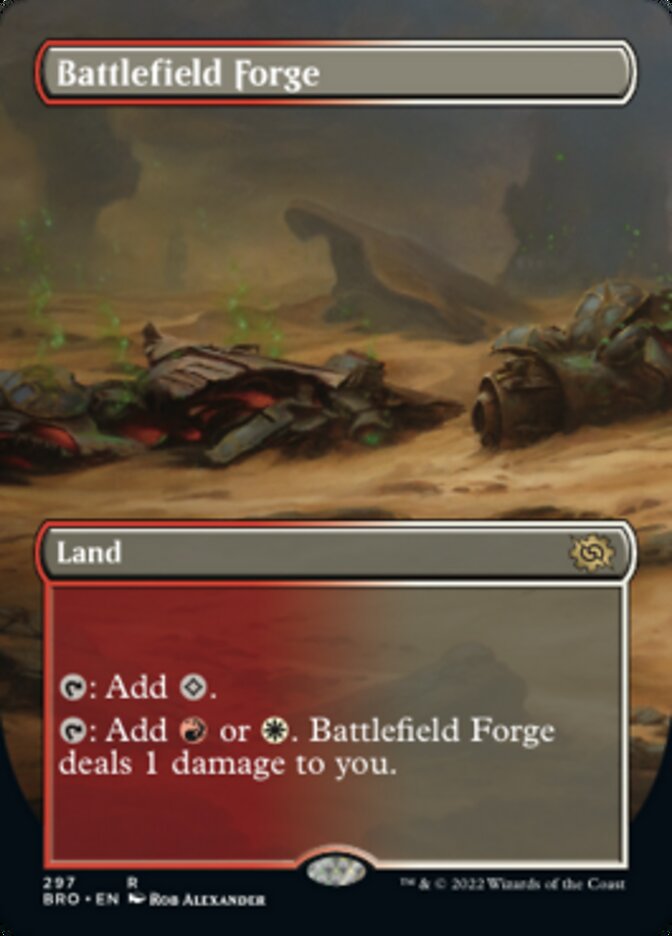 Battlefield Forge (Borderless Alternate Art) [The Brothers' War] | Play N Trade Winnipeg