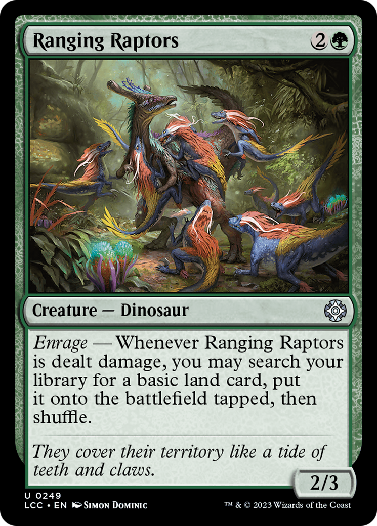 Ranging Raptors [The Lost Caverns of Ixalan Commander] | Play N Trade Winnipeg