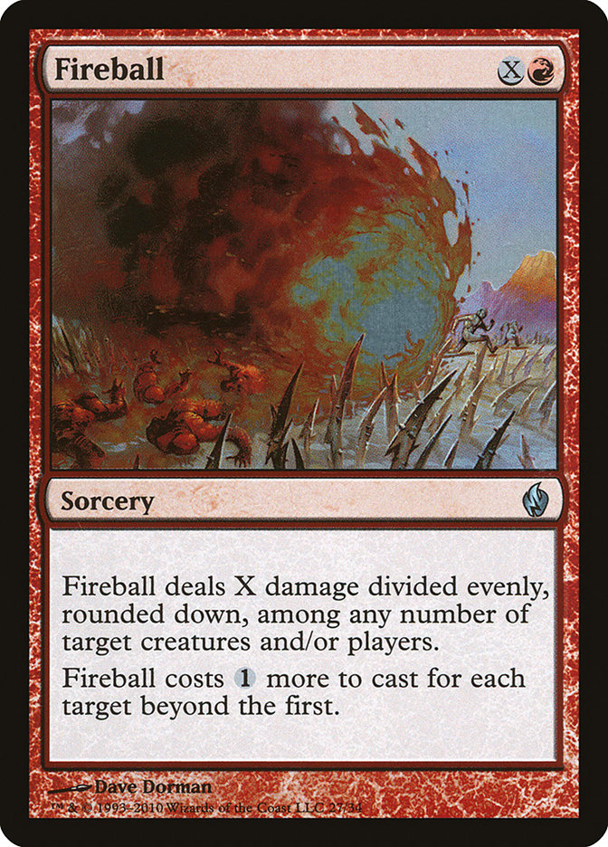 Fireball [Premium Deck Series: Fire and Lightning] | Play N Trade Winnipeg