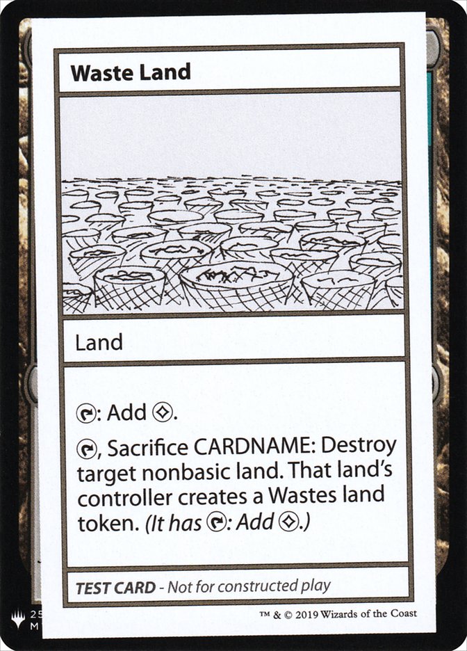 Waste Land [Mystery Booster Playtest Cards] | Play N Trade Winnipeg