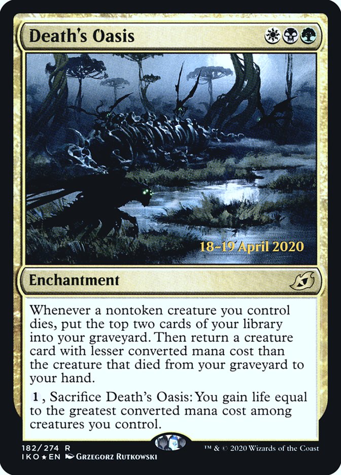 Death's Oasis  [Ikoria: Lair of Behemoths Prerelease Promos] | Play N Trade Winnipeg