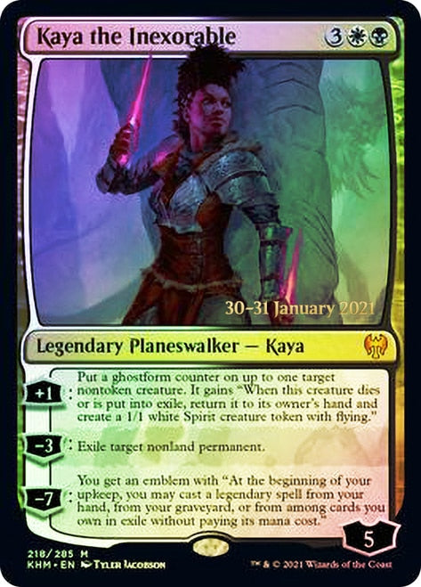 Kaya the Inexorable [Kaldheim Prerelease Promos] | Play N Trade Winnipeg