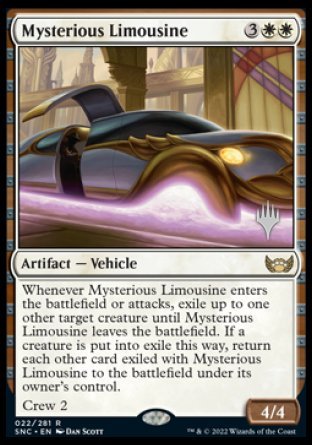 Mysterious Limousine (Promo Pack) [Streets of New Capenna Promos] | Play N Trade Winnipeg