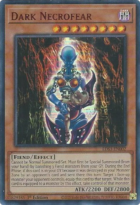 Dark Necrofear (Red) [LDS3-EN002] Ultra Rare | Play N Trade Winnipeg