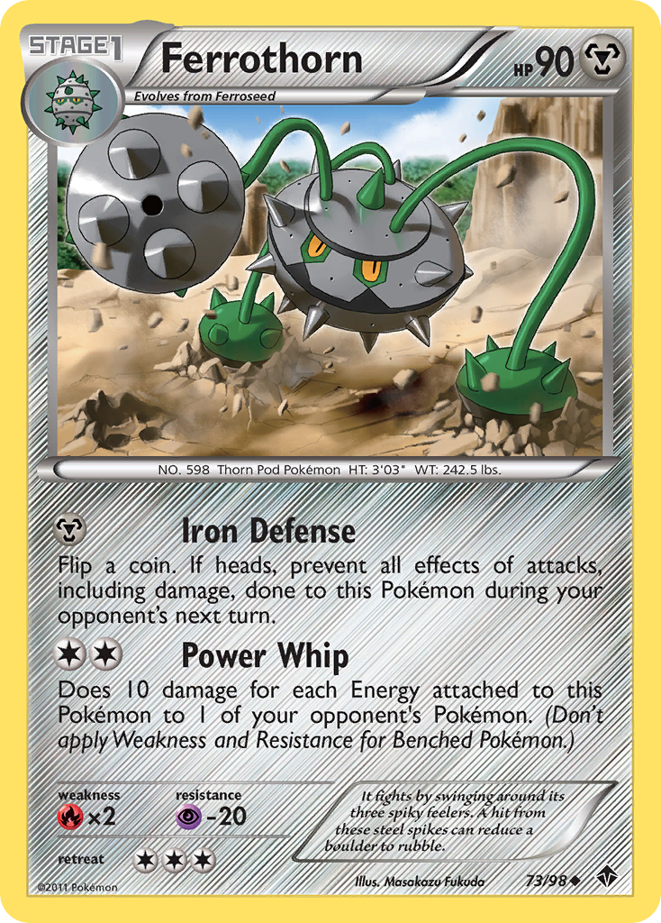 Ferrothorn (73/98) [Black & White: Emerging Powers] | Play N Trade Winnipeg